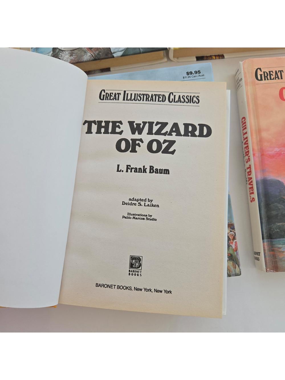 Great Illustrated Classics Lot of 7 Hardcover Books Wizard of Oz Black Beauty - Picture 9 of 16